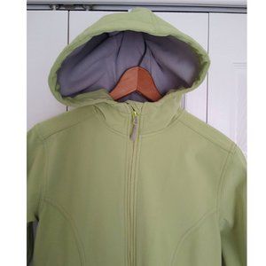 Avia Ladies Light Green Rain Windbreaker Jacket